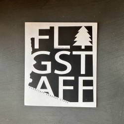 Sticker- AZ State , Flagstaff 