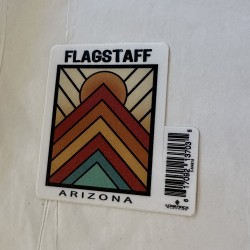 Sticker- Colorful Chevron Flagstaff 