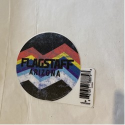 Sticker- Rainbow Rustic Flagstaff 