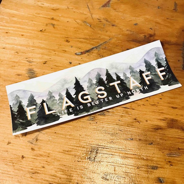 Sticker - Tree line Flagstaff 